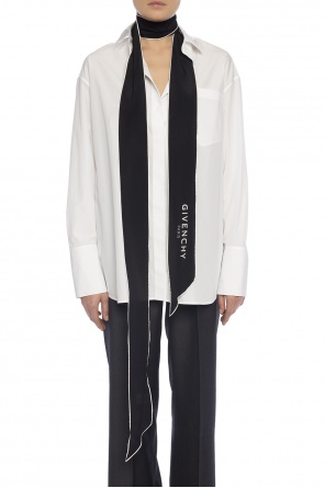 Branded silk neckerchief, zdjęcie 2 Branded silk neckerchief od Givenchy